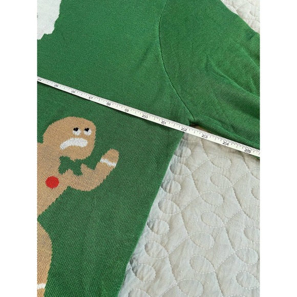Tipsy Elves Gingerbread Cookies Ugly Christmas Sweater Unisex Large - Picture 6 of 8